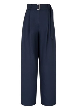 STUDIO TOMBOY belted tuck trousers - Blue