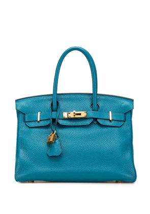Hermès Pre-Owned 1999 Clemence Birkin Retourne 30 handbag - Blue