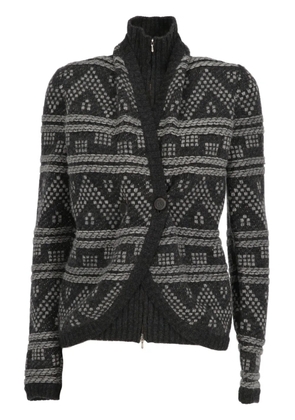 CHANEL Pre-Owned 2004 patterned cardigan - Grey