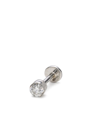 Mad Precious & Ethical 18kt white gold diamond earring - Silver