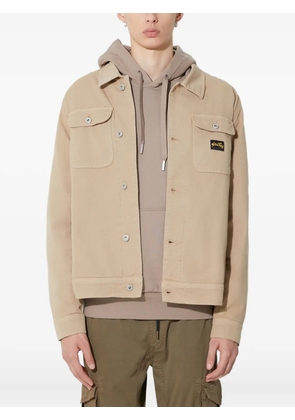 stan ray patch-pocket shirt jacket - Neutrals