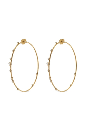 Mattia Cielo 18k gold Rugiada diamond hoops