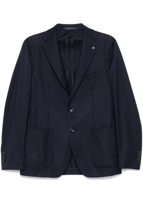 Tagliatore brooch-detail blazer - Blue