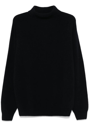 Sunspel lambs-wool turtleneck sweater - Blue