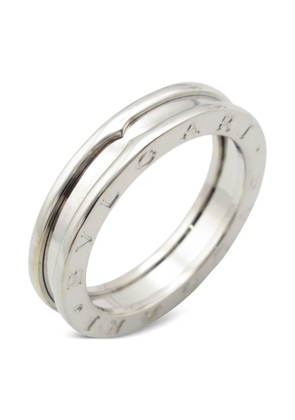 Bvlgari Pre-Owned 2010s 18K white gold B-zero1 ring - Silver