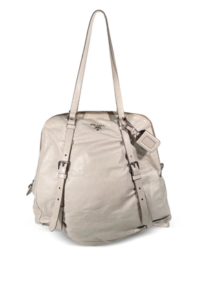 Prada Pre-Owned leather shoulder bag - Grey