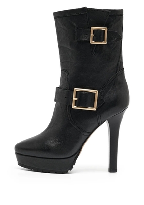 Jimmy Choo Pre-Owned leather boots - Black