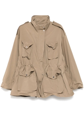 JNBY multiple-pocket oversize jacket - Brown