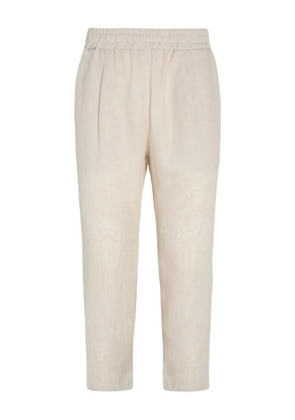 Family First elasticated-waist trousers - White