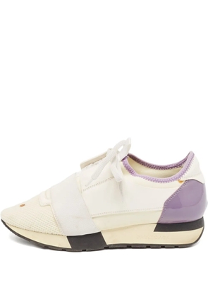 Balenciaga Pre-Owned leather sneakers - White