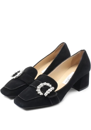 Jimmy Choo Pre-Owned 50mm Cheri suede pumps - Black