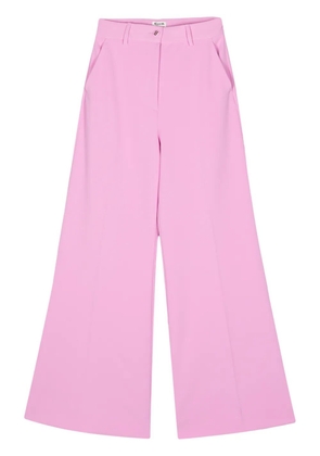 Blugirl pressed-crease palazzo pants - Pink