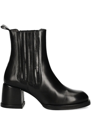 BILLI BI 60mm leather block-heel boots - Black
