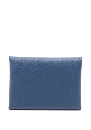 Hermès Pre-Owned 2025 Calvi duo wallet - Blue