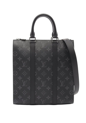 Louis Vuitton Pre-Owned 2021-2025 Monogram Eclipse Sac Plat satchel - Black