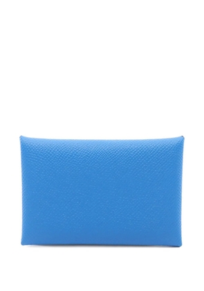 Hermès Pre-Owned 2025 Calvi Verso cardholder - Blue