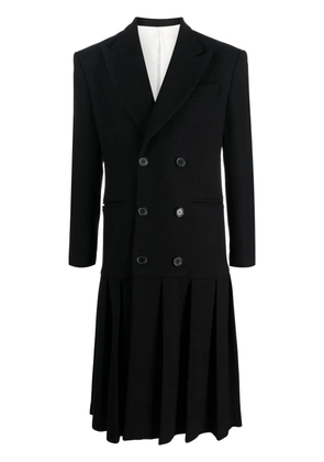 CANAKU virgin wool blend coat - Black