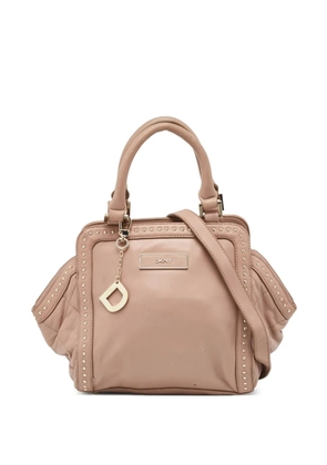 DKNY Vintage stud-embellished tote bag - Pink