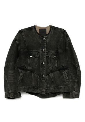 JNBY O-type denim jacket - Black