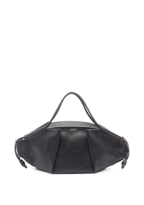 Loewe Pre-Owned 2000-2025 XL Shiny Calfskin Paseo tote bag - Black
