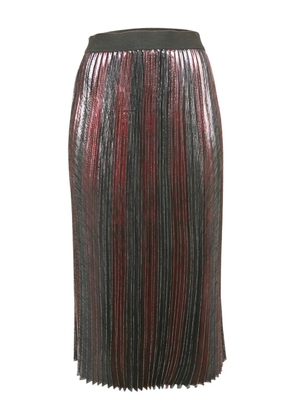 Zadig&Voltaire metallic pleated skirt - Red