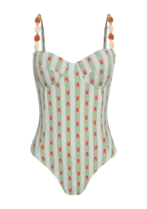 Brigitte Maithe printed swimsuit - Green