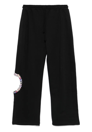 Loulou rhinestone-embellished track pants - Black