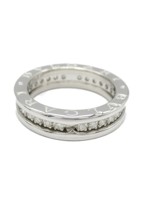 Bvlgari Pre-Owned 2010s 18K white gold B.zero1 diamond ring - Silver