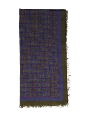 MILA SCHON linen scarf - Blue