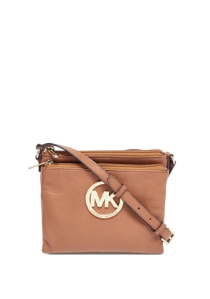 Michael Kors Vintage logo plaque cross body bag - Brown