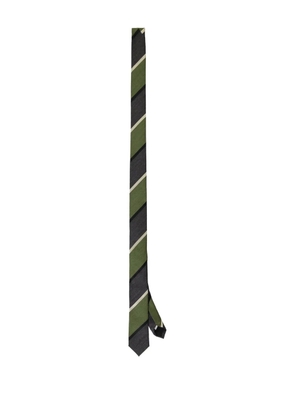 Corneliani striped tie - Green