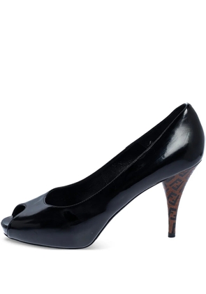 Fendi Pre-Owned 2023 100mm Zucchino pumps - Black