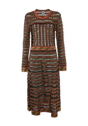Missoni Pre-Owned long-sleeve knit dress - Black