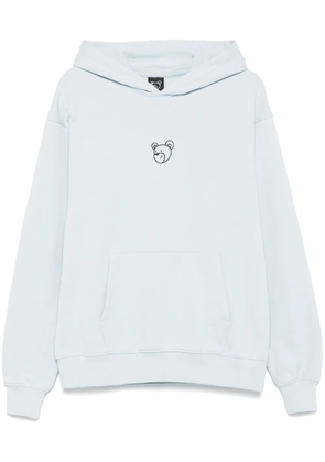 INBETWEENERS logo-embroidered hoodie - Blue