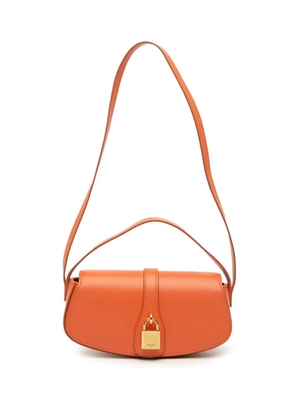 Celine Pre-Owned 2021 Smooth Calfskin Tabou Clutch on Strap satchel - Orange