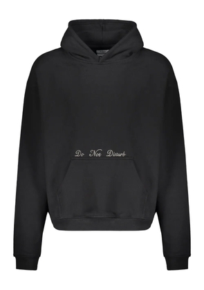 MR. SATURDAY lettering-print hoodie - Black