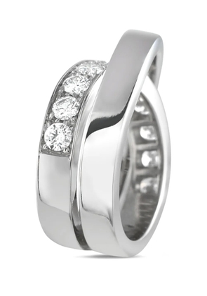 Cartier 18K white gold Nouvelle Vague diamond ring - Silver