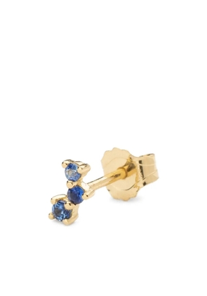 We by WHITEbIRD 18K yellow gold Aurore sapphire earring