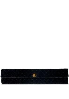 CHANEL Pre-Owned 1989-1991 Classic Flap clutch bag - Black