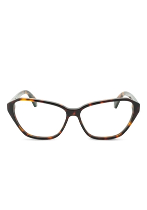 Off-White Eyewear tortoiseshell-effect glasses - Brown