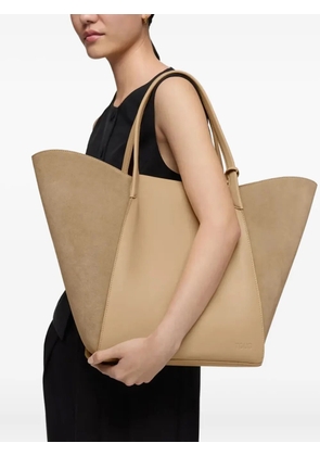 TOUS Tulip suede-leather tote bag - Neutrals