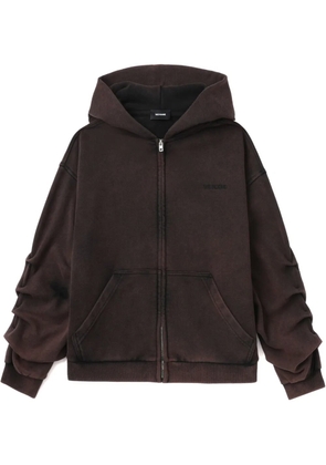 We11done jersey hoodie - Black