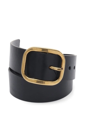 Loewe Pre-Owned 2020s Round leather belt - Black
