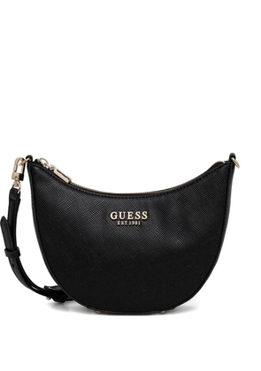GUESS USA logo-plaque cross body bag - Black