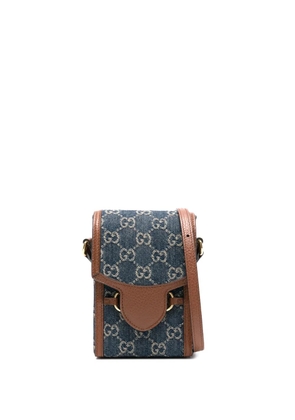 Gucci Pre-Owned 2020's GG canvas cross body bag - Blue