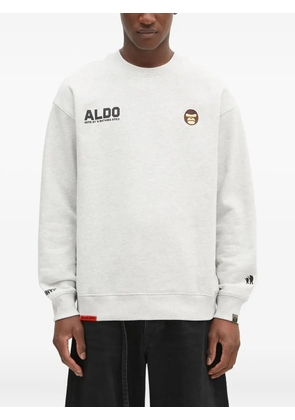 AAPE BY *A BATHING APE® Aldo Ape Head-emblem sweatshirt - Grey