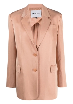 Krizia single-breasted blazer - Neutrals
