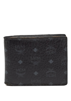 MCM Pre-Owned monogram leather wallet - Black