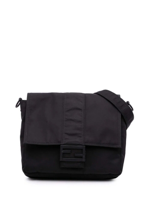 Fendi Pre-Owned 2010-2025 Medium Econyl Nylon Baguette crossbody bag - Black