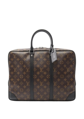 Louis Vuitton Pre-Owned 2013 Monogram Macassar Porte-Documents Voyage GM business bag - Brown